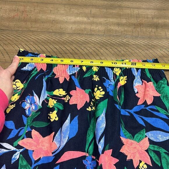 J. Crew floral skirt size 8. Linen and cotton - Picture 7 of 8
